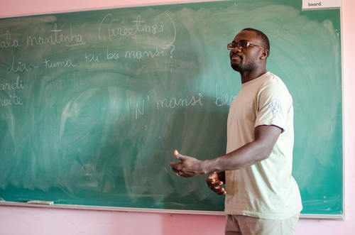 Language class at West African Vocational Schools