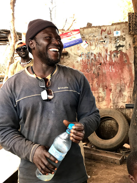 Ciro at his welding workshop in Guinea-Bissau