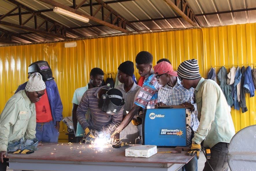 welding students west africa