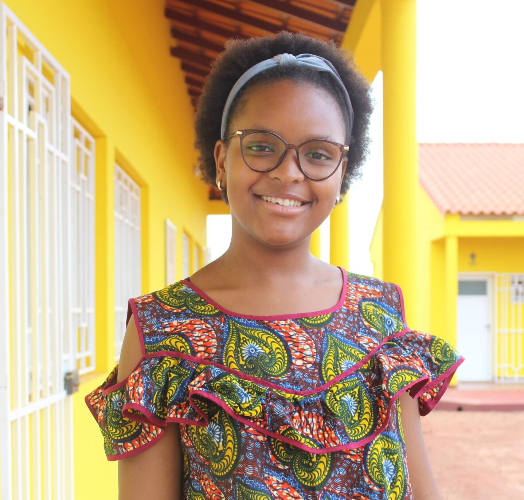 IT Student at the WAVS vocational school in Guinea-Bissau West Africa