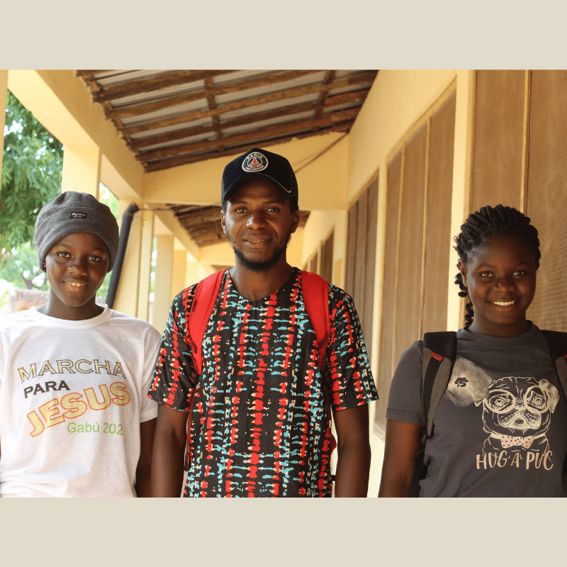 Language Students at the Gabu campus in Guinea-Bissau, West Africa.