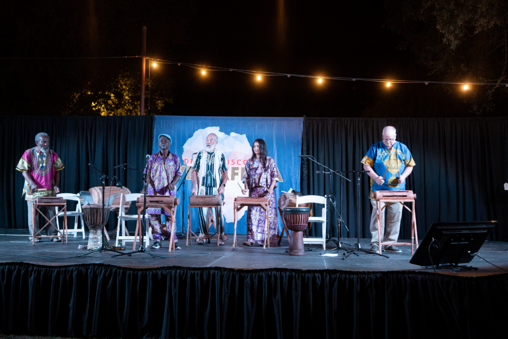Djembe Drummers at Dine & Discover West Africa 2023