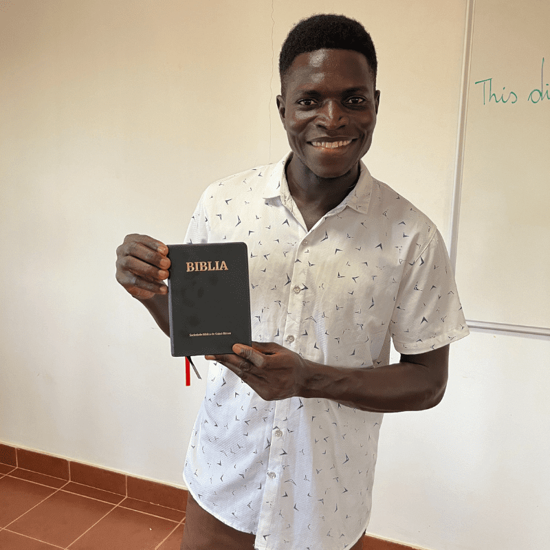 Mario with Creole Bible