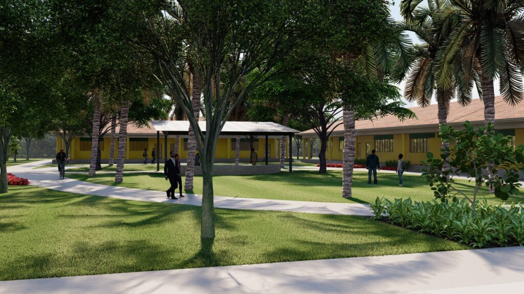 Bissau Campus Landscape Rendering
