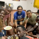 Several students cooked a meal and brought it to the staff on the last day of the term to say thank you!