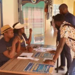 Several young professionals from the job fair enrolled as English students this term.