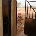 The temporary welding workshop now has bathrooms including an area for showers so students can get cleaned up before heading home from a day of classes.