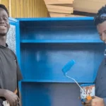 Welding created a locking cabinet for every classroom this past term.